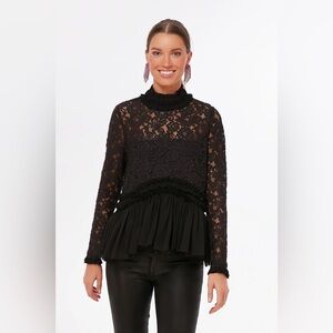 Tuckernuck black lace top